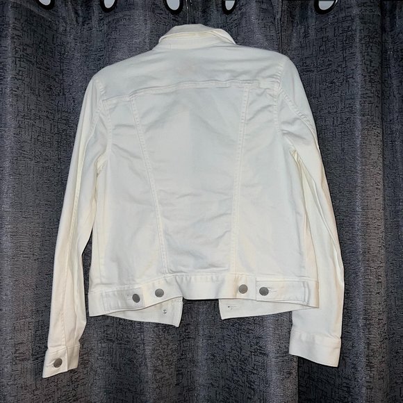 White Jean Jacket - Picture 2 of 2